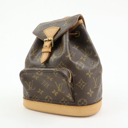 Louis Vuitton Vintage Montsouris Monogram Canvas, Brown, Canvas, Backpack