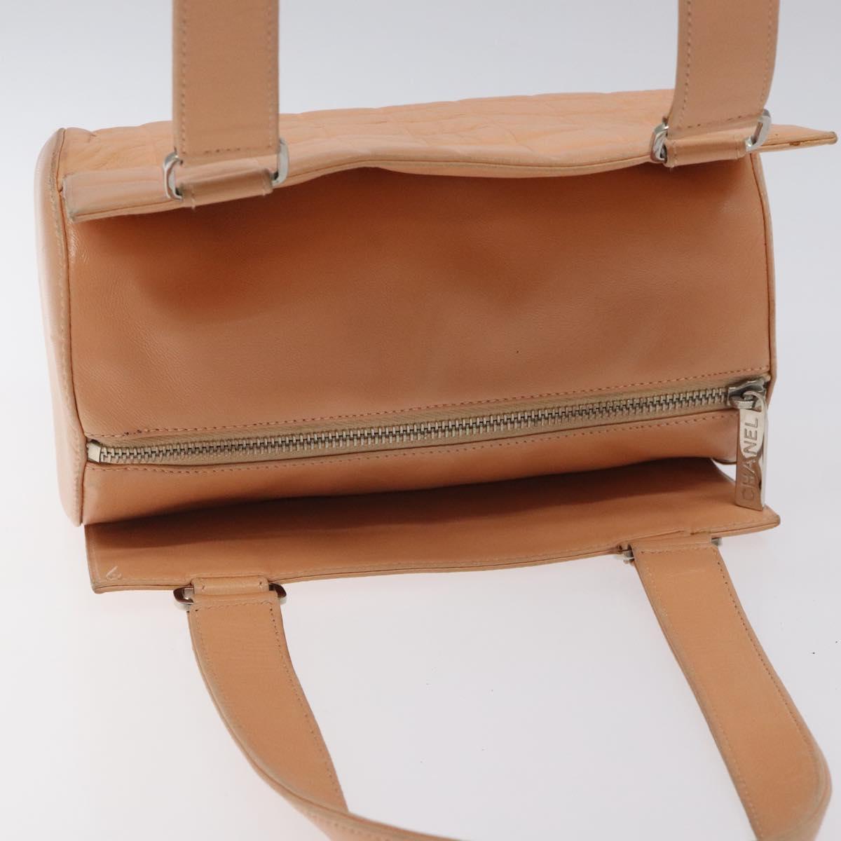 Chanel Chocolate bar, Beige, Leather, handbag