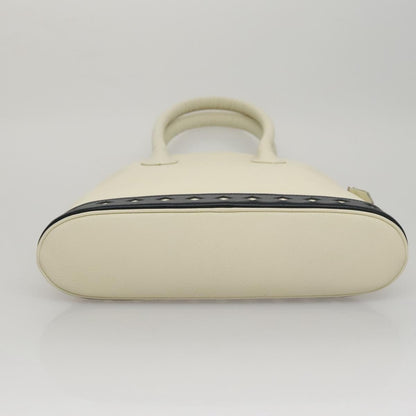 Saint Laurent Vintage Leather, White, Leather, Handbag