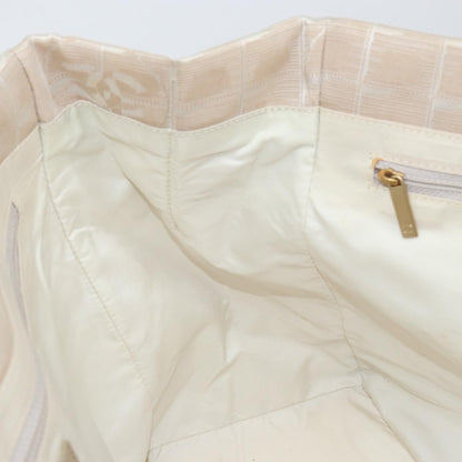 Chanel Travel Line Nylon, Beige, Nylon, Tote Bag