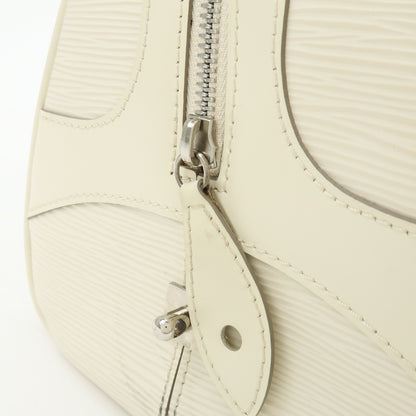 Louis Vuitton Montaigne Bowling Epi Leather, White, Leather, Handbag
