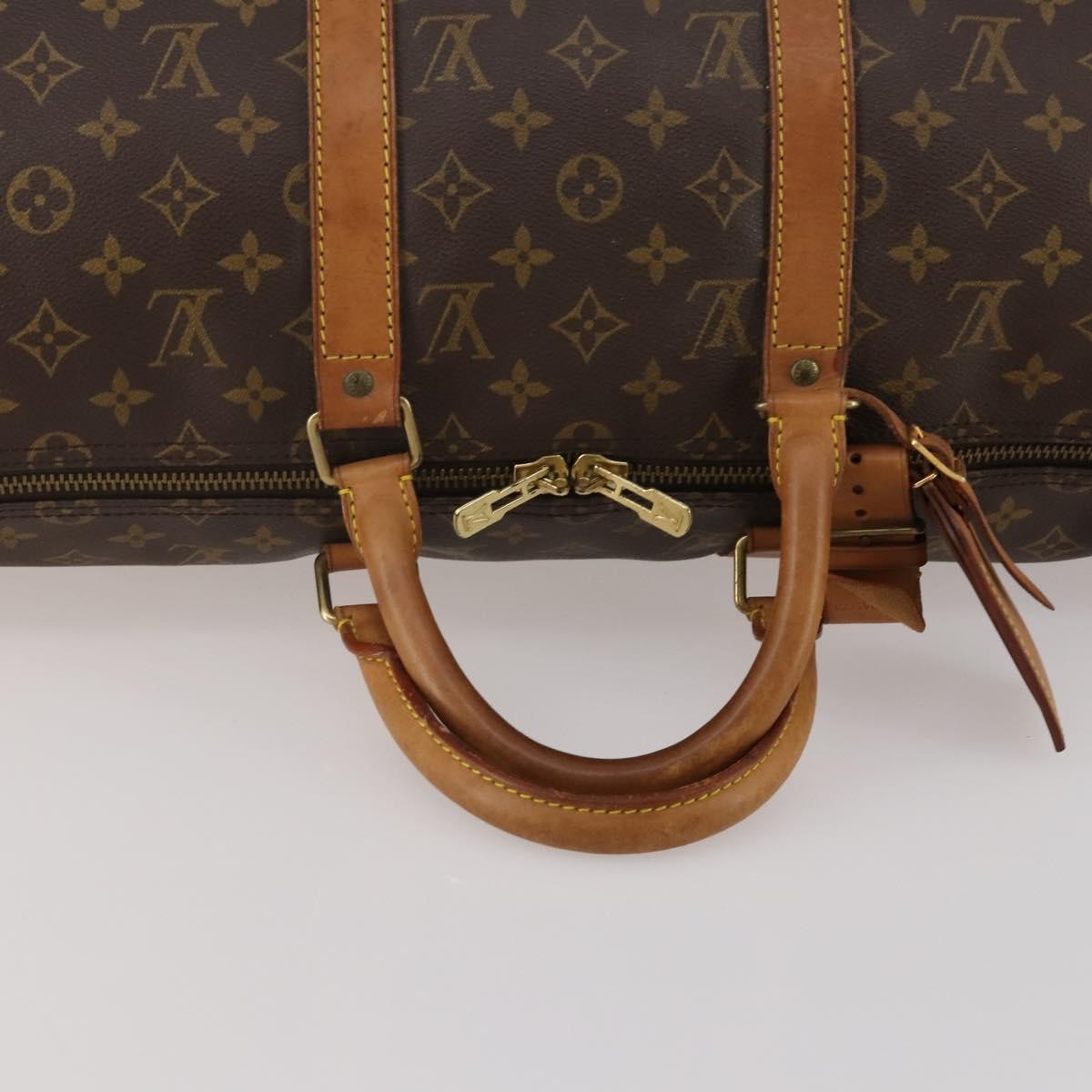 Louis Vuitton Keepall Monogram Canvas, Brown, Canvas, Travel Bag