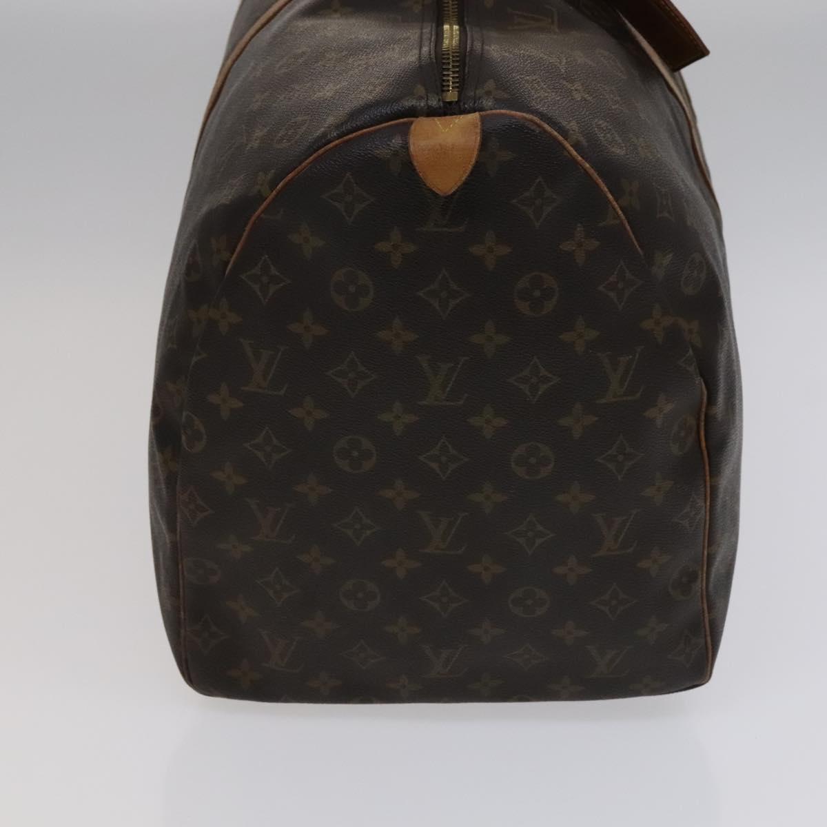 Louis Vuitton Keepall 60, Brown, Canvas, travel