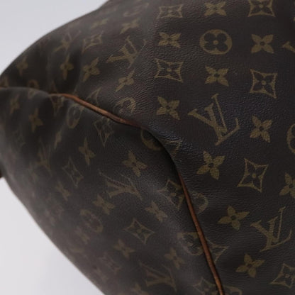 Louis Vuitton Keepall 55, Brown, Canvas, travel
