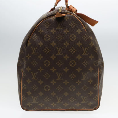 Louis Vuitton Keepall 60, Brown, Canvas, travel