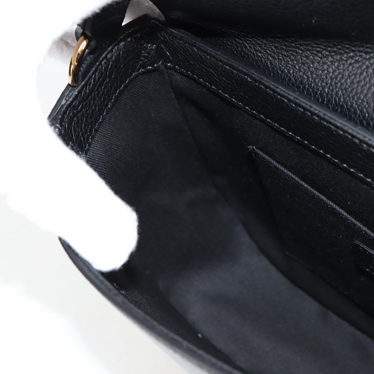 Versace Medusa, Black, Leather, shoulder