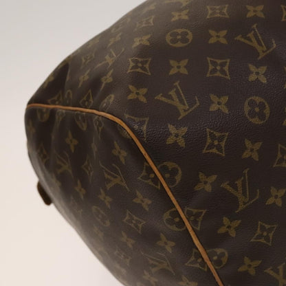 Louis Vuitton Keepall 55, Brown, Canvas, travel
