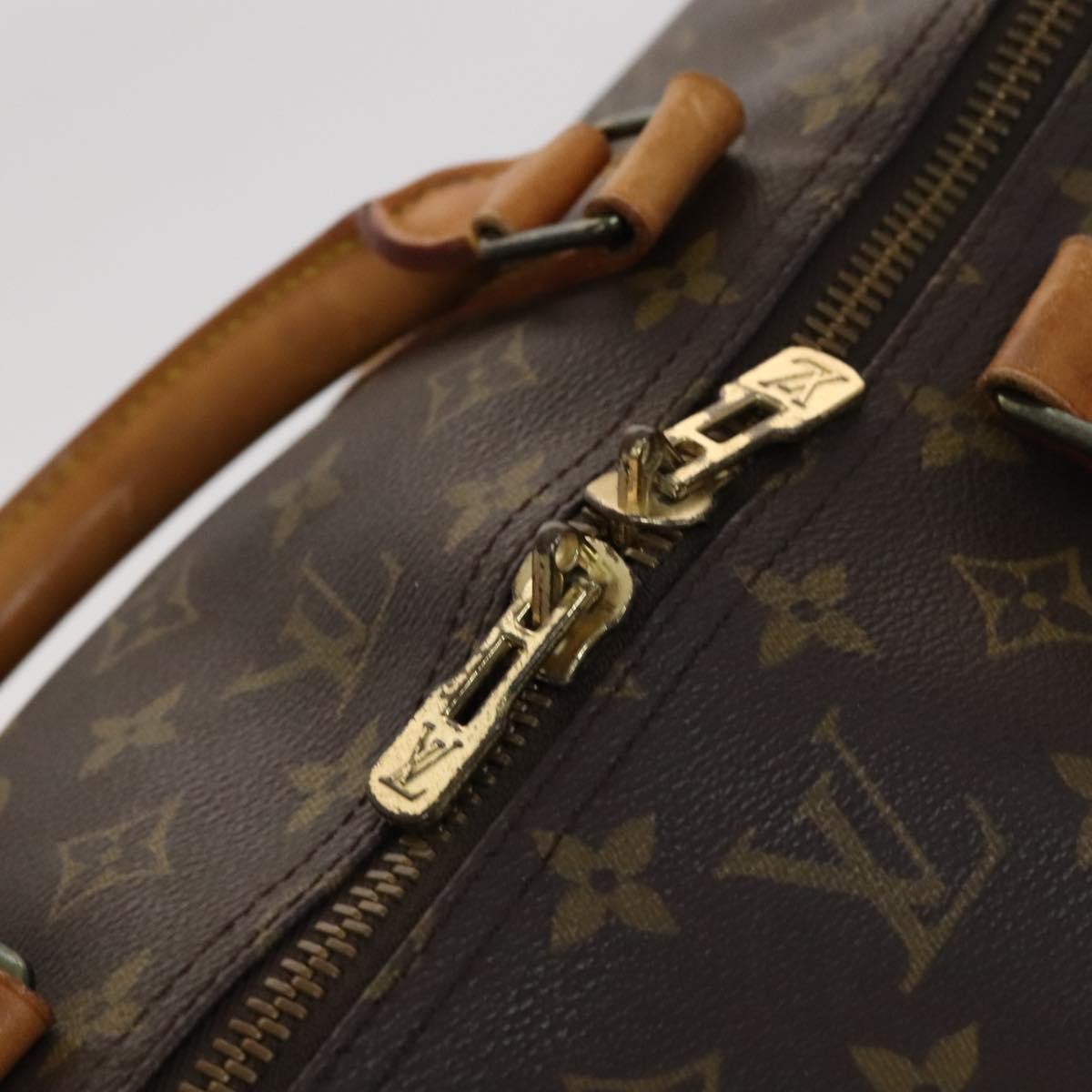 Louis Vuitton Keepall 60, Brown, Canvas, travel