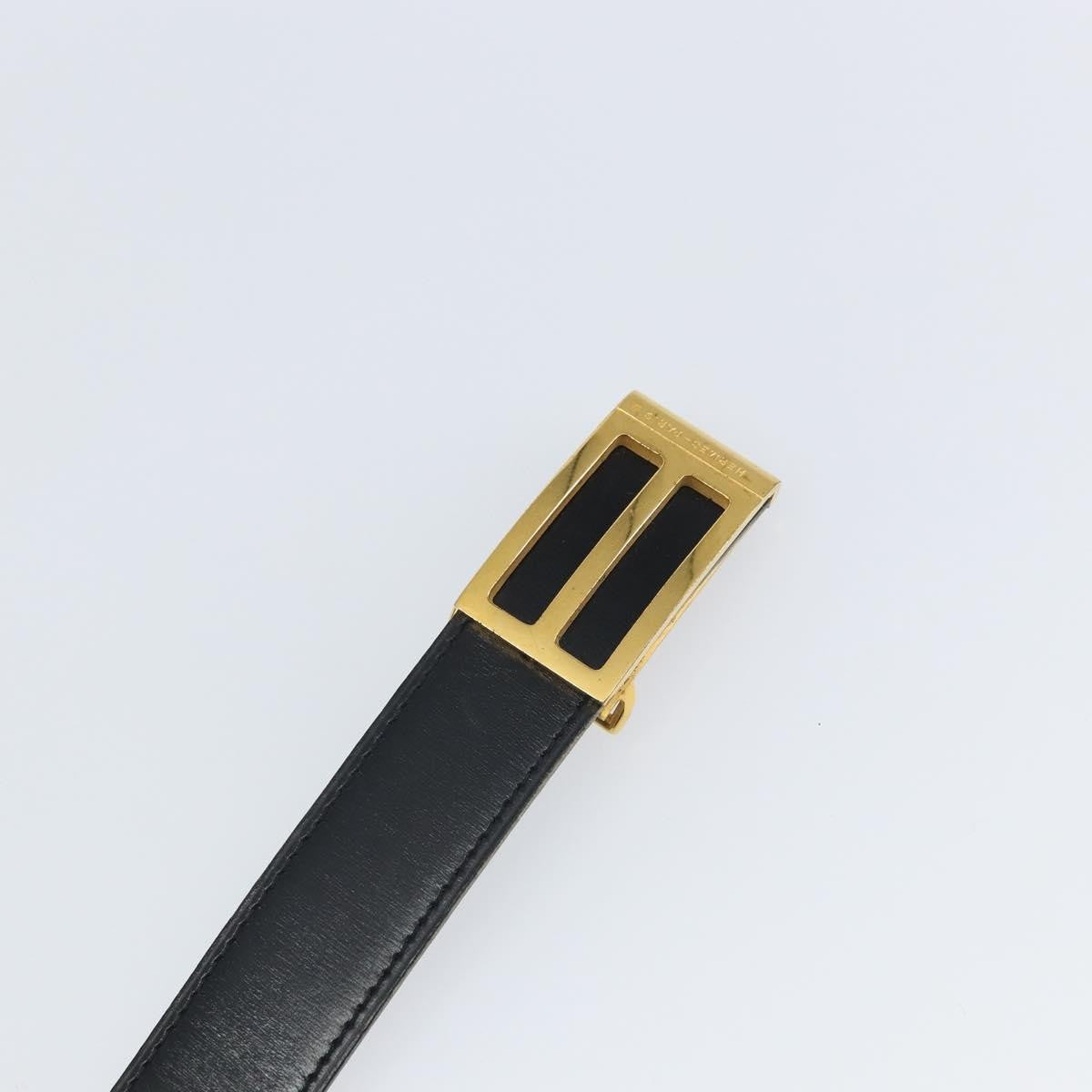 Hermes Buckle Belt Leather, Black, Leather, Belt