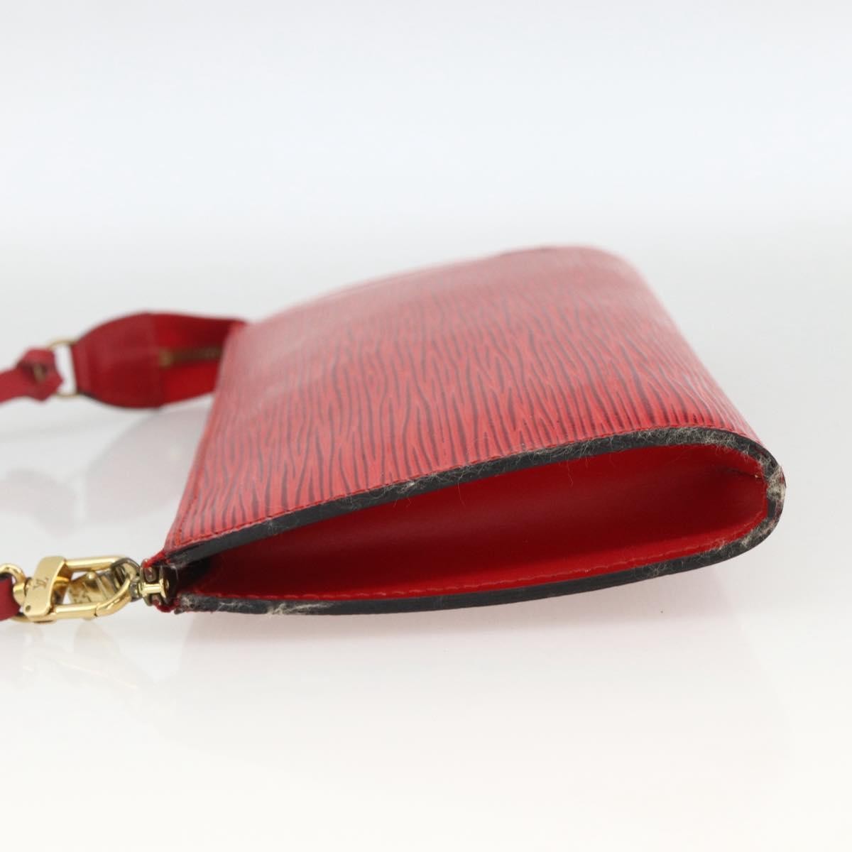 Louis Vuitton Pochette Accessoires Epi Leather, Red, Leather, Wallet