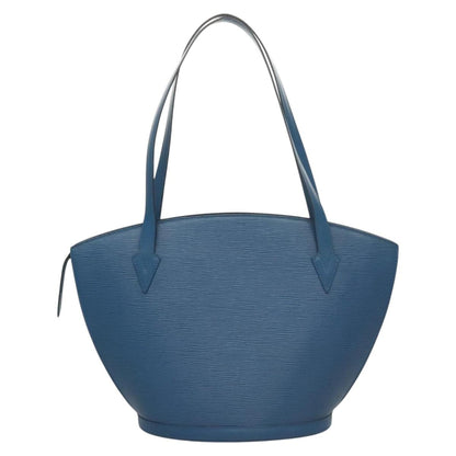 Louis Vuitton Saint Jacques Handbag Epi Leather, BLUE, LEATHER, Shoulder bag