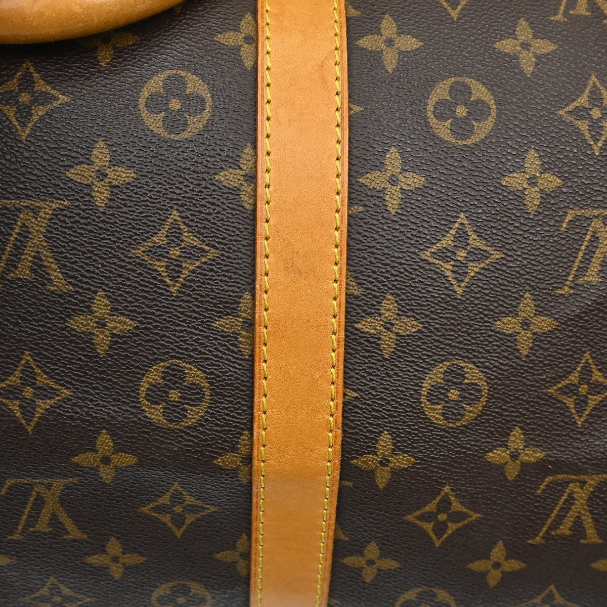 Louis Vuitton Keepall Monogram Canvas, Brown, Canvas, Travel Bag