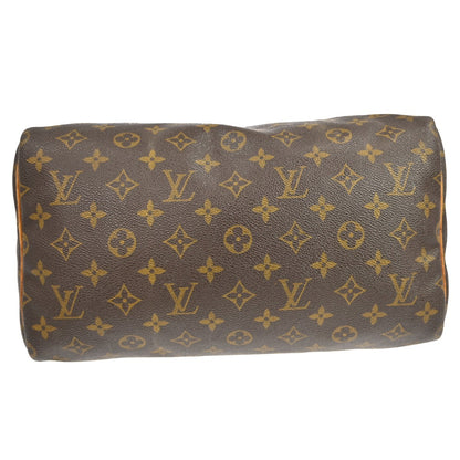 Louis Vuitton Speedy Monogram Canvas, Brown, Canvas, Handbag