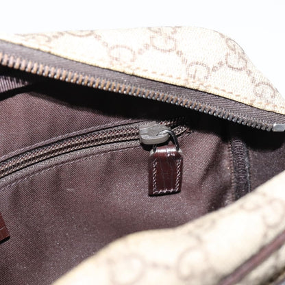 Gucci Front Zip Pocket Messenger GG Coated Canvas, Beige, Canvas, Shoulder Bag