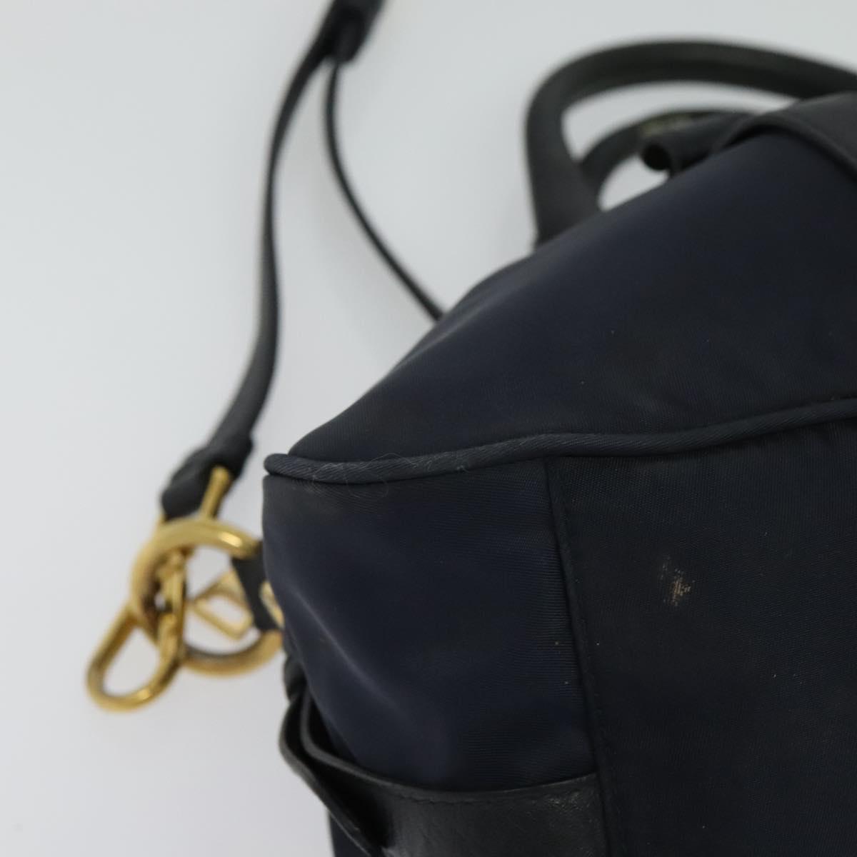 Prada Tessuto, Navy, NYLON, handbag