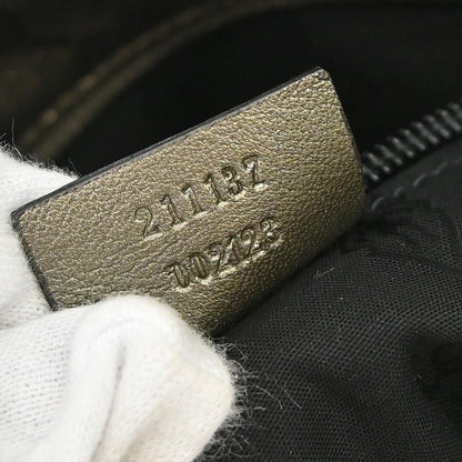 Gucci Plus Tote GG Imprime, Gold, Canvas, Tote Bag