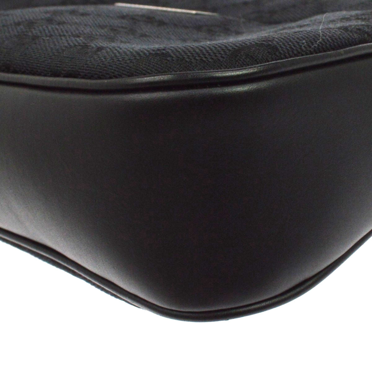 Gucci Bamboo Bullet GG Canvas, Black, Canvas, Handbag