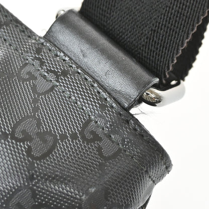 Gucci Crossbody GG Imprime, Black, Canvas, Crossbody Bag