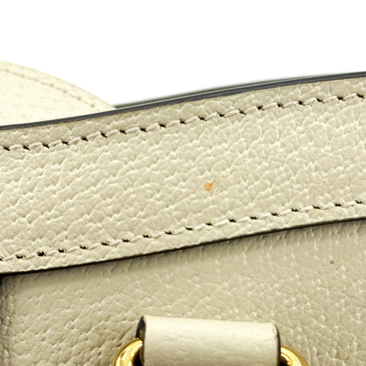 Gucci Diana NM Bamboo Handle Leather, White, Leather, Tote Bag