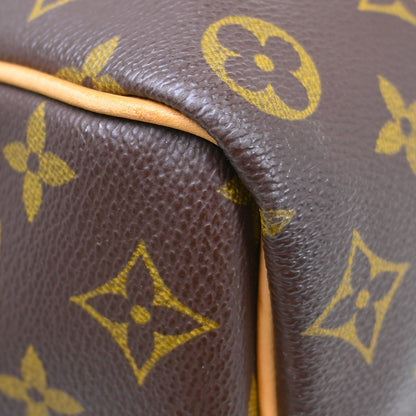 Louis Vuitton Keepall Monogram, Brown, Canvas, Travel Bag