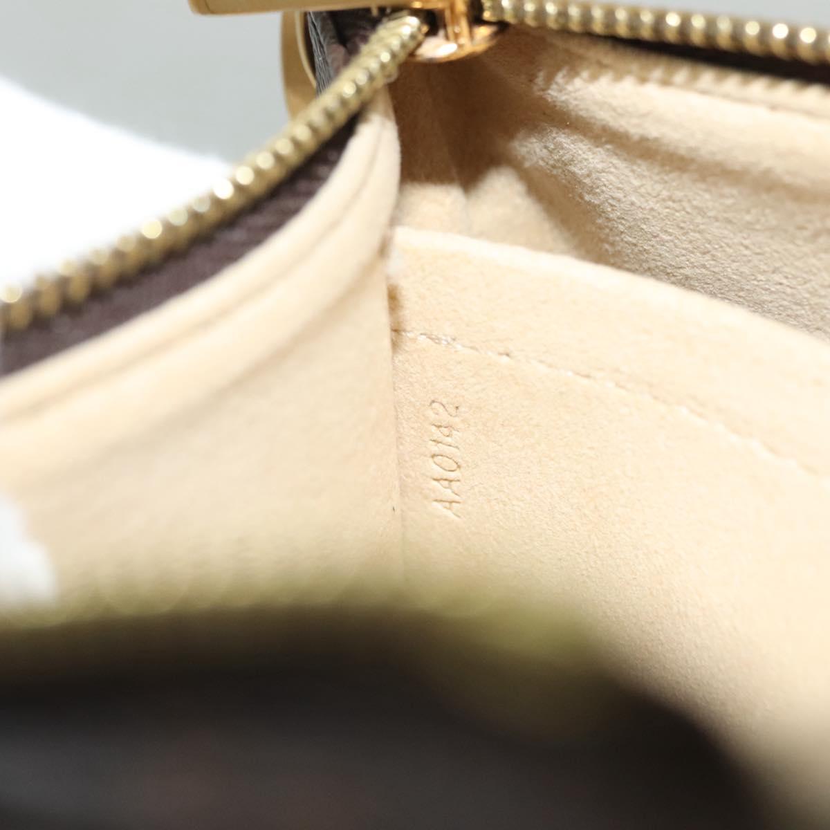 Louis Vuitton Milla, Brown, Canvas, clutch