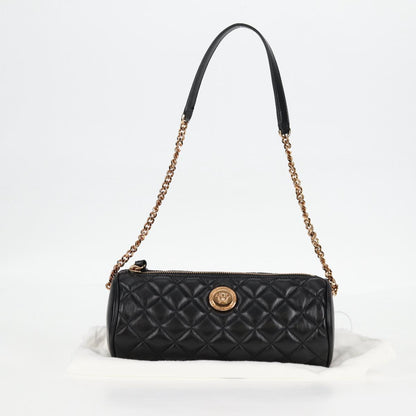 Versace Medusa, Black, Leather, shoulder