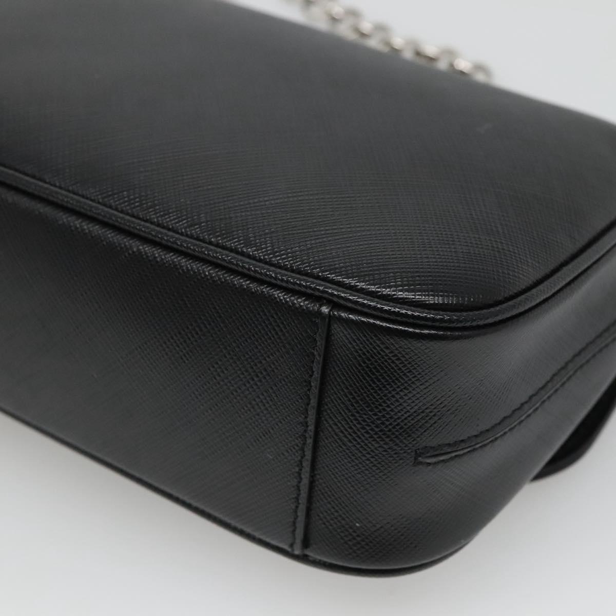 Salvatore Ferragamo Gancini, Black, Leather, shoulder