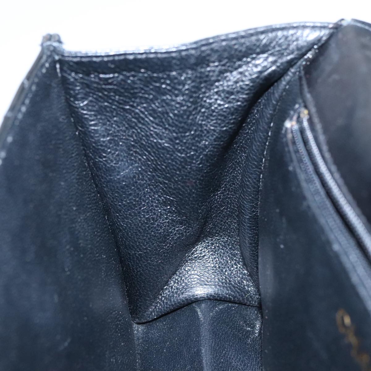 Chanel Full Flap, Black, Leather, shoulder