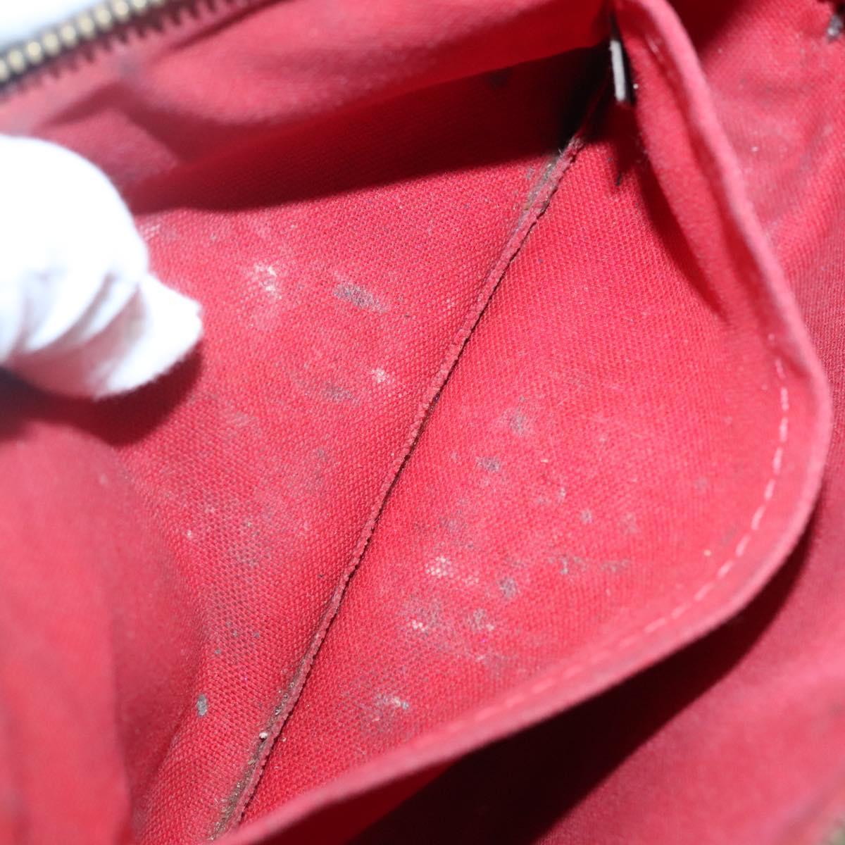 Louis Vuitton Pochette Accessoire, Brown, Canvas, clutch
