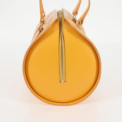 Louis Vuitton Soufflot, Yellow, Leather, handbag