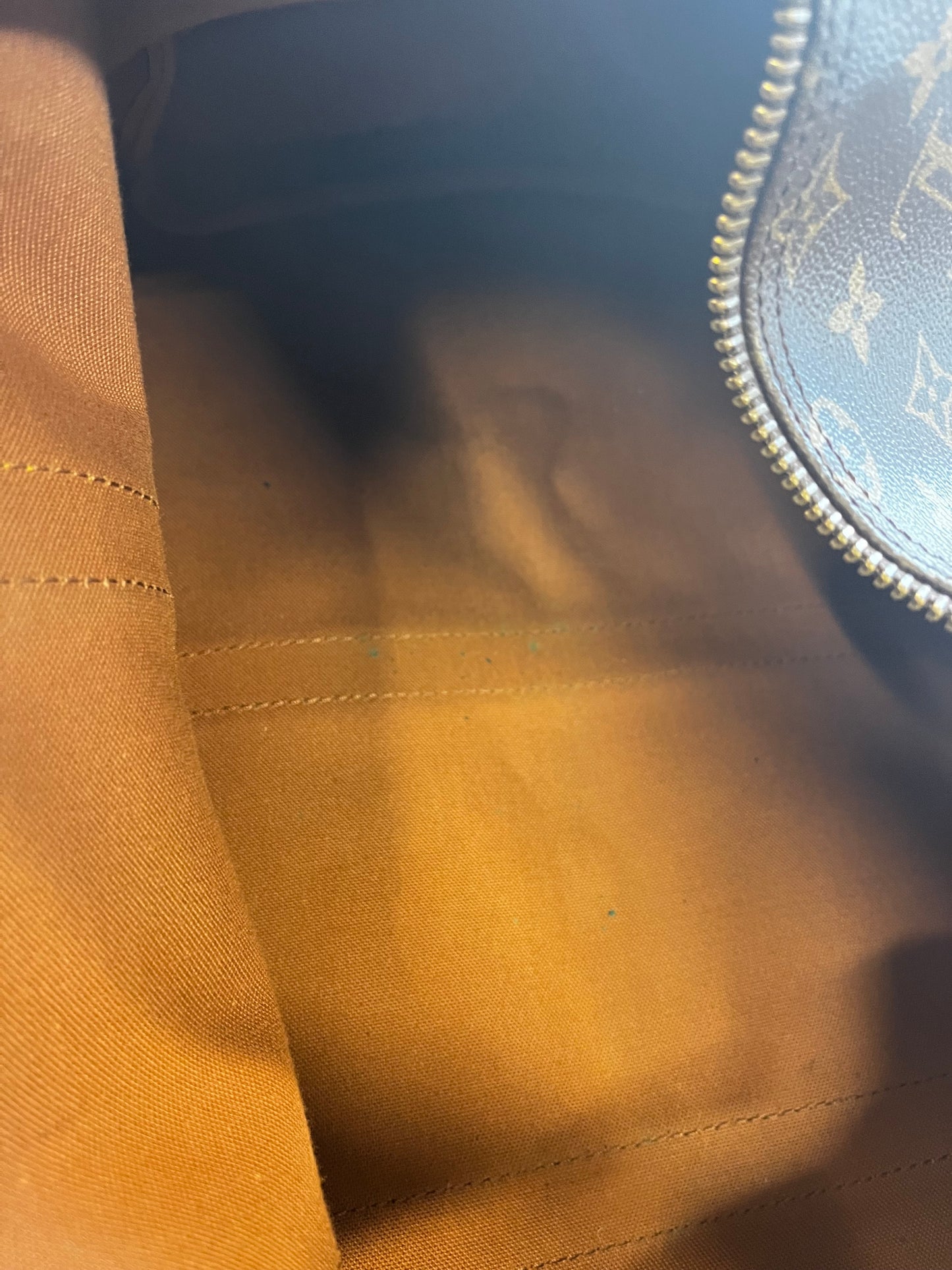 Louis Vuitton Keepall Monogram Canvas, Brown, Canvas, Travel Bag
