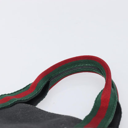 Gucci Sherry Line Tote Canvas, Black, Canvas, Tote Bag