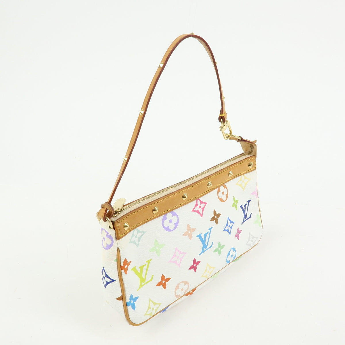 Louis Vuitton Pochette Accessoires Monogram Multicolor, Multicolour, Canvas, Clutch