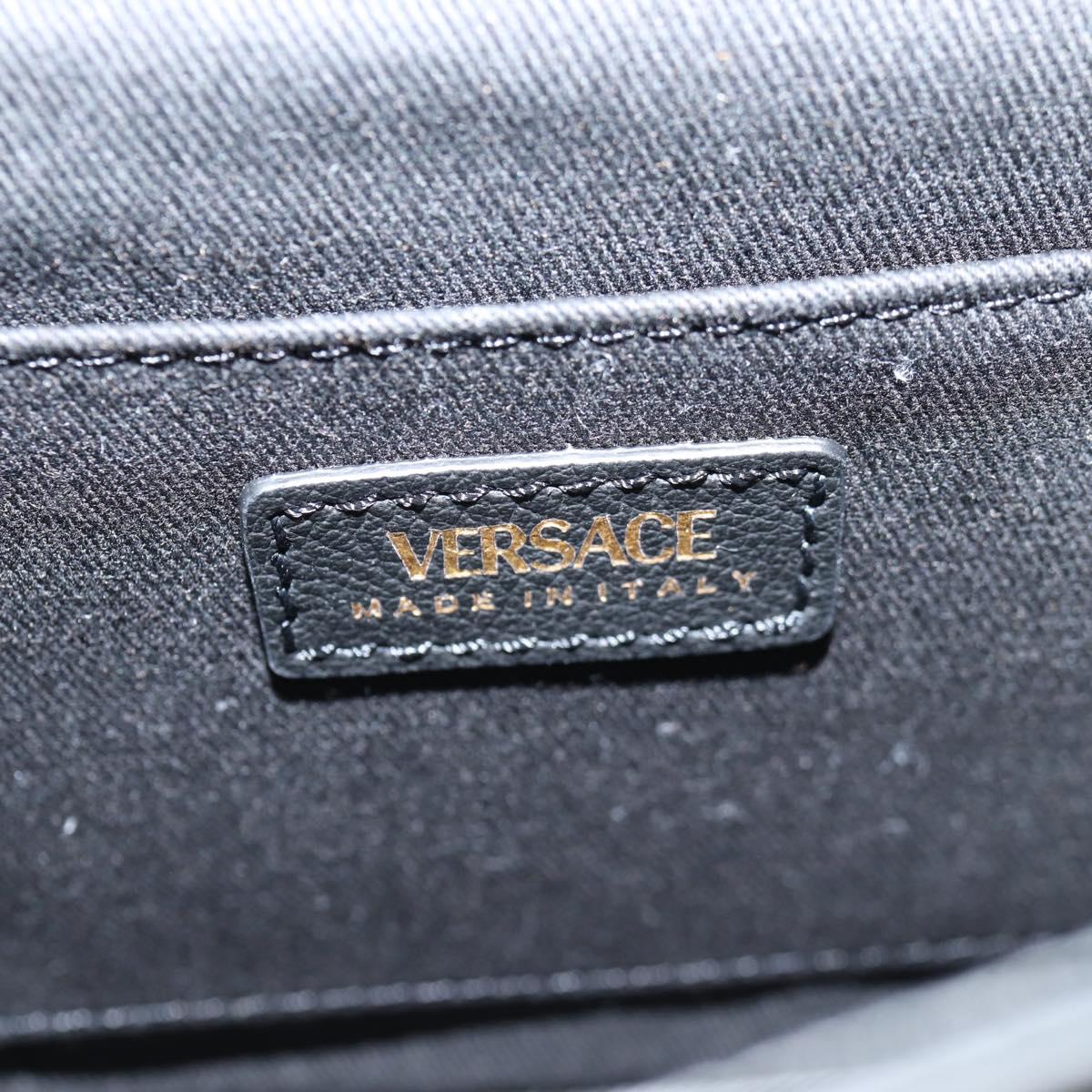 Versace Medusa, Black, Leather, shoulder