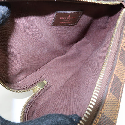 Louis Vuitton Geronimos Waist Damier, Brown, Canvas, Shoulder Bag