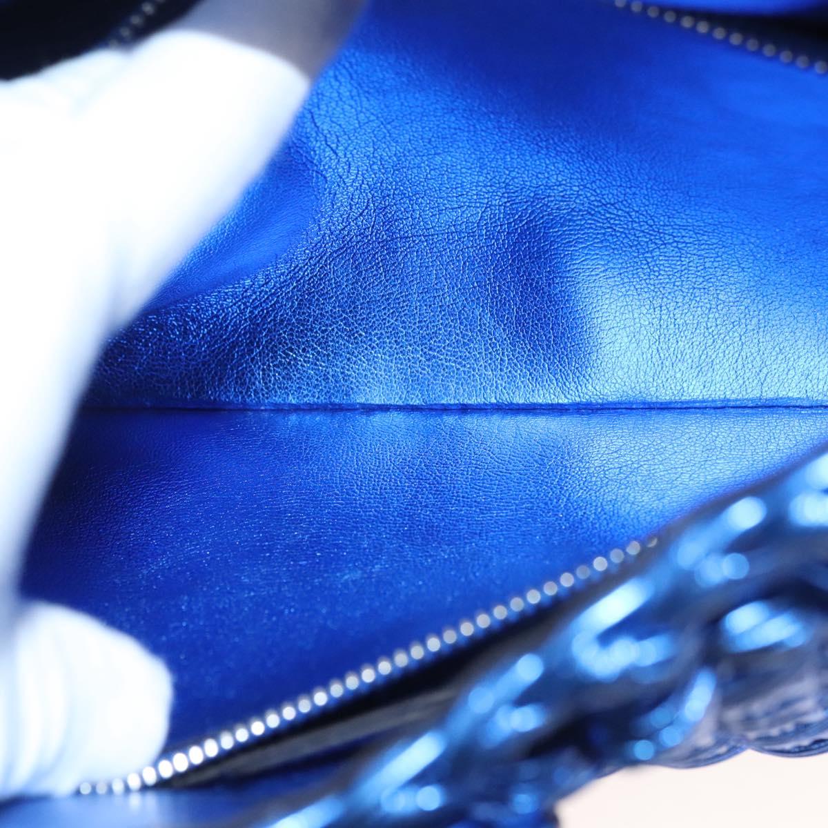 Salvatore Ferragamo Gancini, Blue, Leather, shoulder