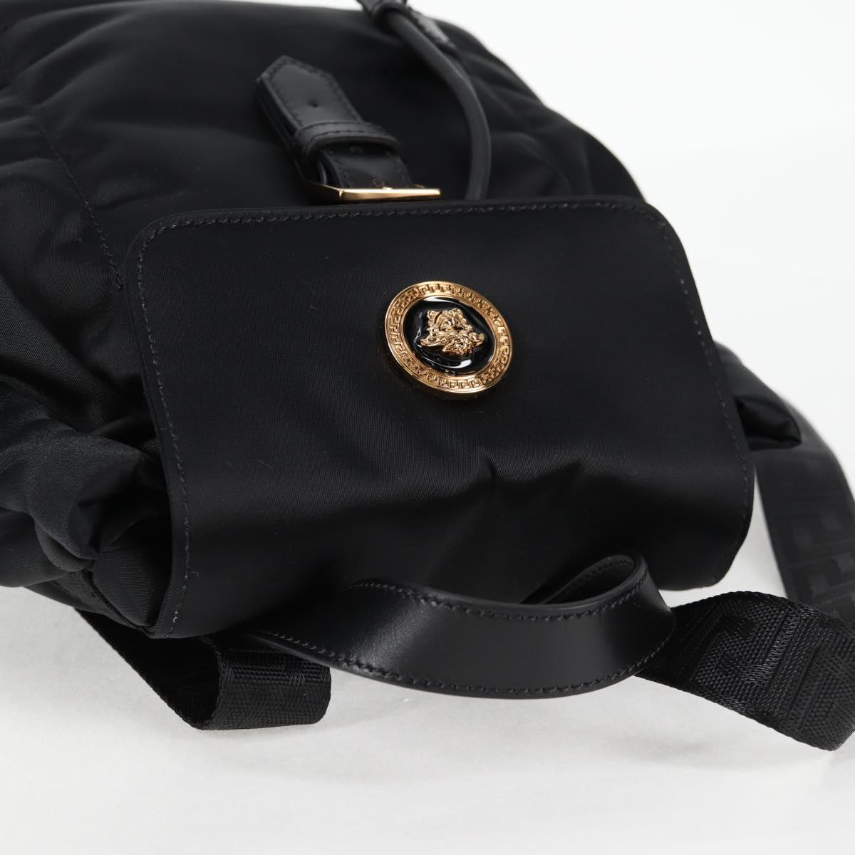 Versace Medusa, Black, NYLON, backpack