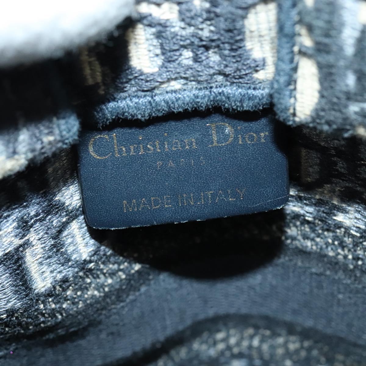 Dior Book Tote, Navy, Canvas, handbag