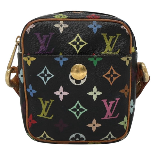 Louis Vuitton Rift, Black, Canvas, shoulder