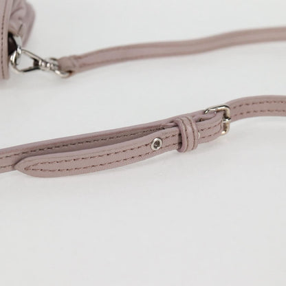 Miu Miu Studded, Pink, Leather, shoulder