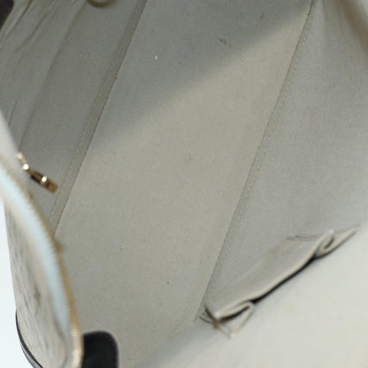 Louis Vuitton Alma long, Grey, Canvas, handbag