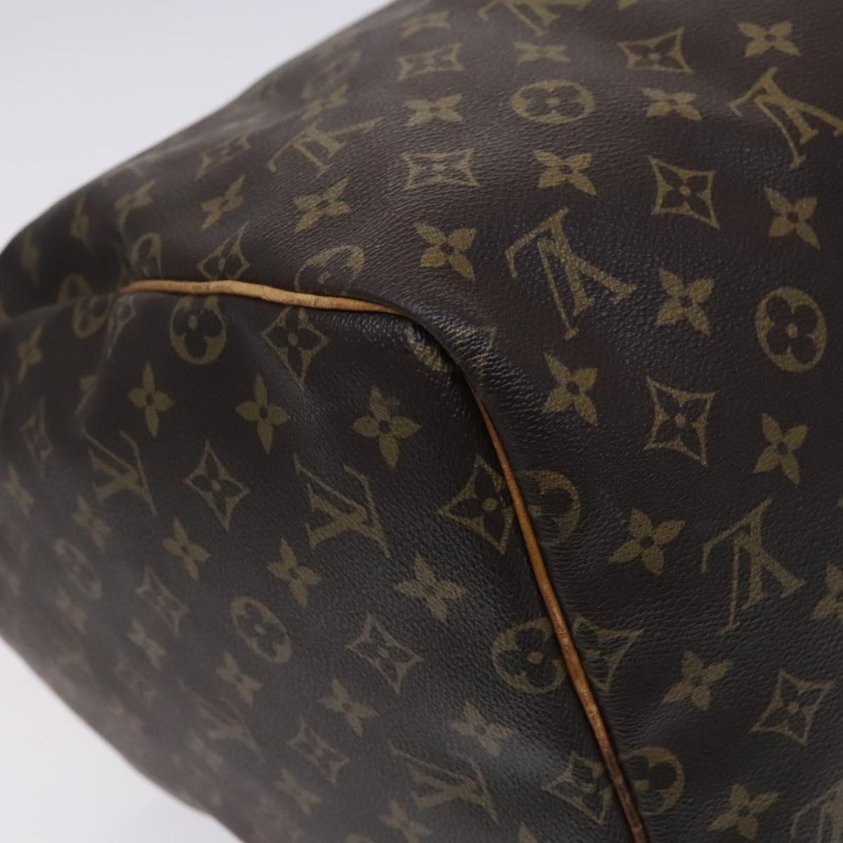 Louis Vuitton Keepall 55, Brown, Canvas, travel