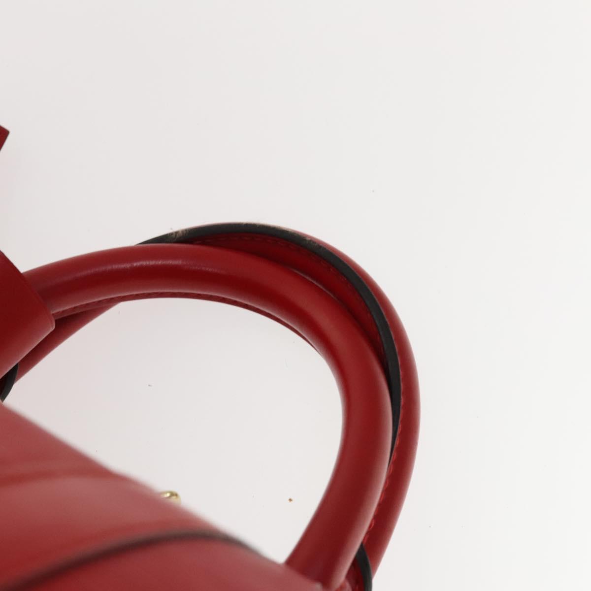 Louis Vuitton Keepall 55, Red, Leather, travel