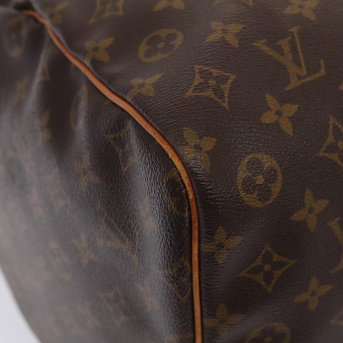 Louis Vuitton Keepall 60, Brown, Canvas, travel