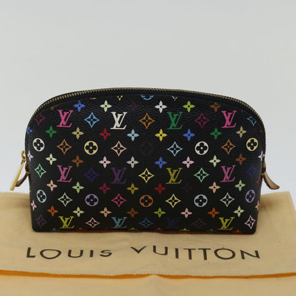 Louis Vuitton Cosmetic Case Monogram Vernis, BLACK, CANVAS, Clutche & pouche