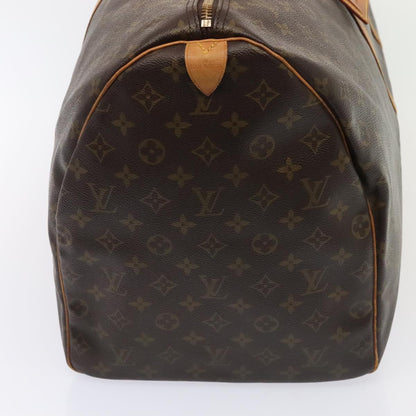 Louis Vuitton Keepall 60, Brown, Canvas, travel