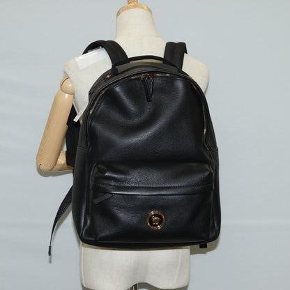 Versace Medusa, Black, Leather, backpack