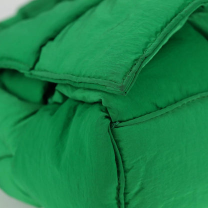 Bottega Veneta Cassette, Green, NYLON, shoulder