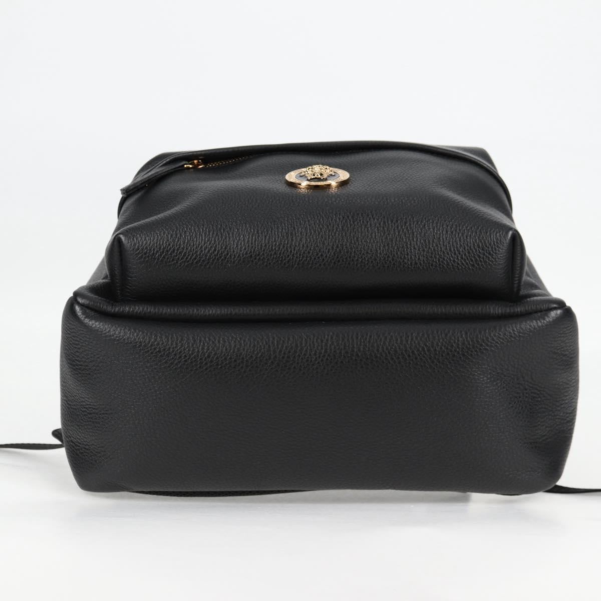 Versace Medusa, Black, Leather, backpack
