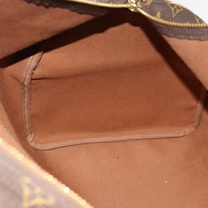 Louis Vuitton Keepall 55, Brown, Canvas, travel